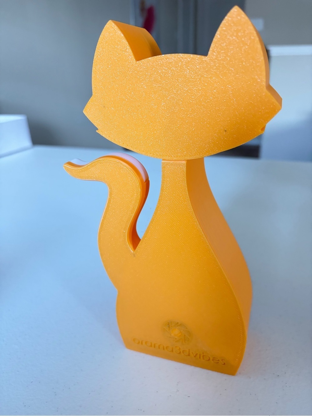 3D Printed Orange Fox Jewelry Drawer Organizer. - Picture 4 of 9